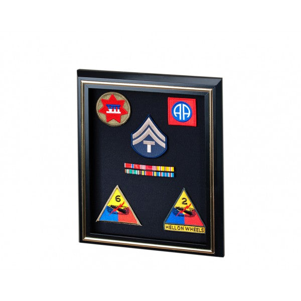 Shallow Shadow Box with Gold Border
