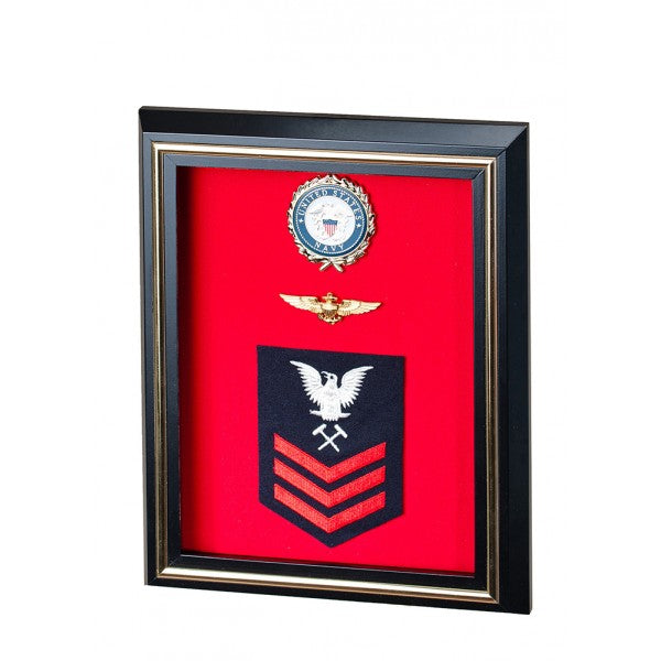 Shallow Shadow Box with Gold Border