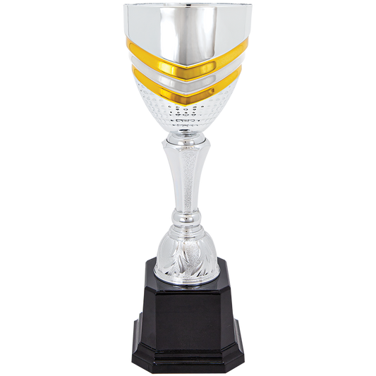Silver/Gold Metal Cup Trophy