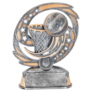Hurricane Basketball Resin Award