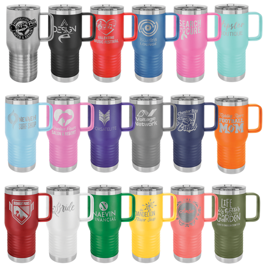 20 Oz Polar Camel Insulated Travel Tumbler with Slider Lid