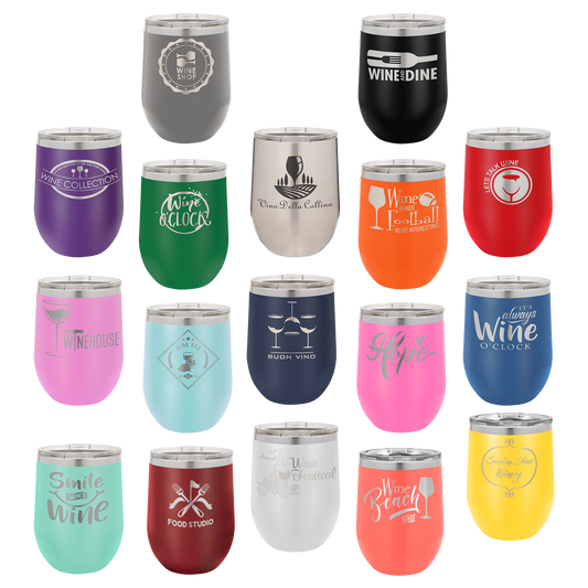 12 Oz Polar Camel Wine Tumbler