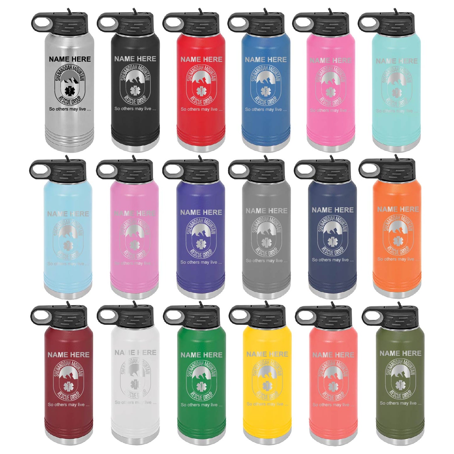SMRG 32 Oz Polar Camel Insulated Water Bottle