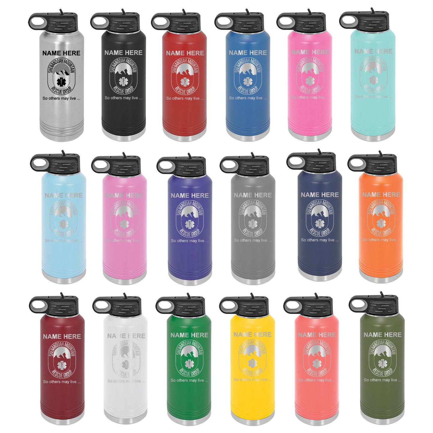 SMRG 40 Oz Polar Camel Insulated Water Bottle