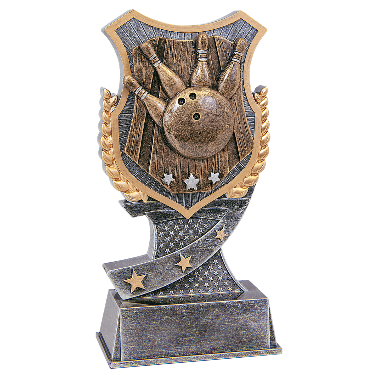 Shield Bowling Resin Award