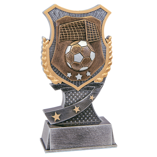 Shield Soccer Resin Award