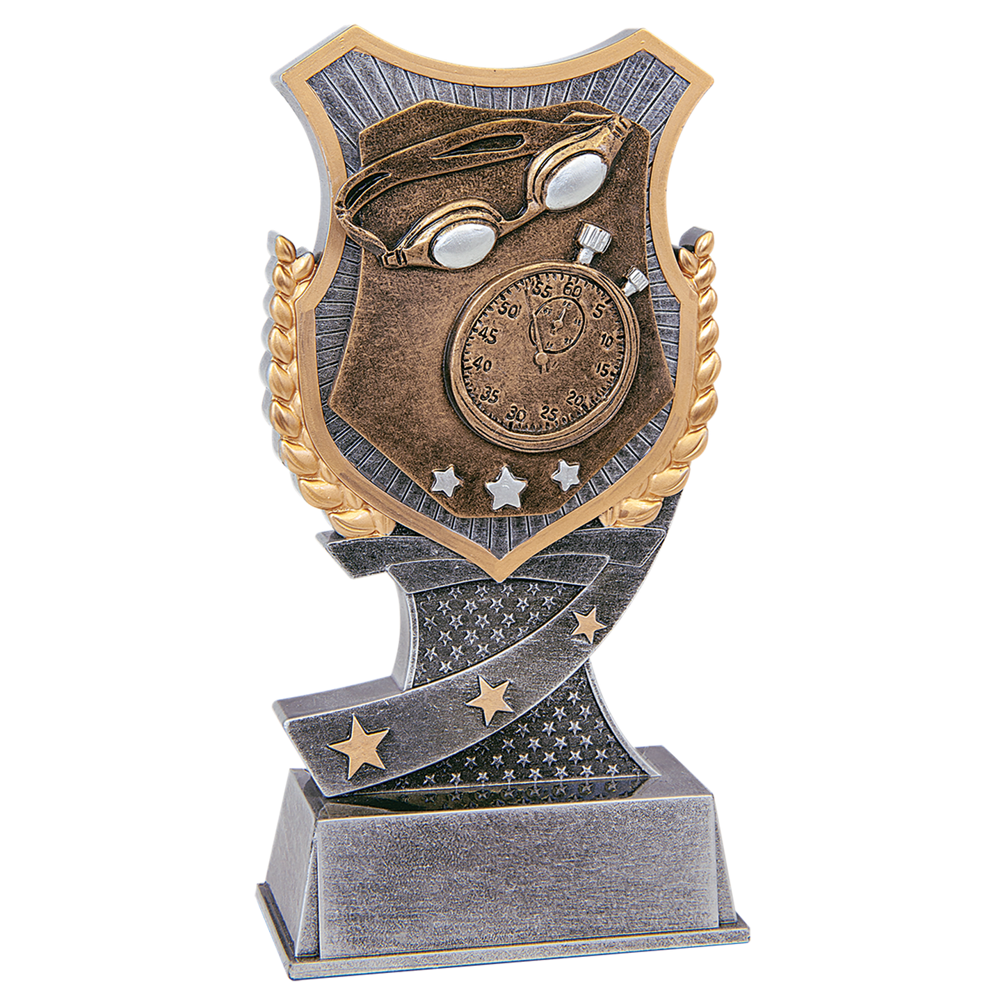 Shield Swimming Resin Award