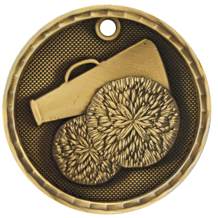 2"3D Cheer Medal