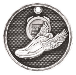 2" 3D Track Medal