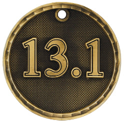 2" 3D Half Marathon Medal