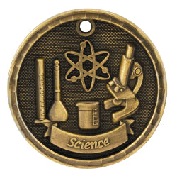 2" 3D Science Medal