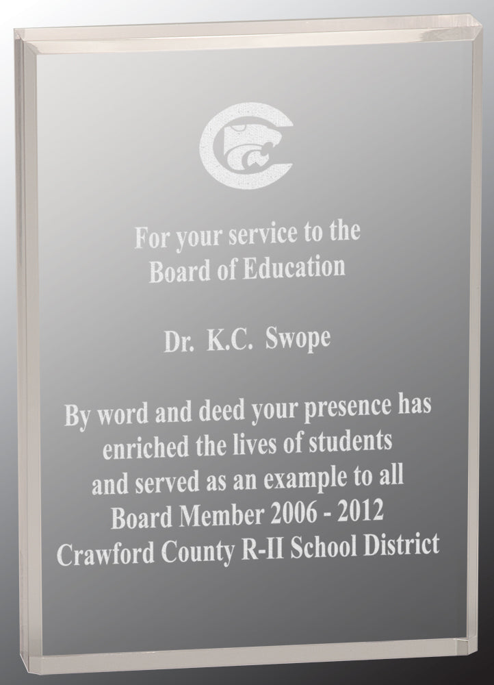 Clear Rectangle Acrylic