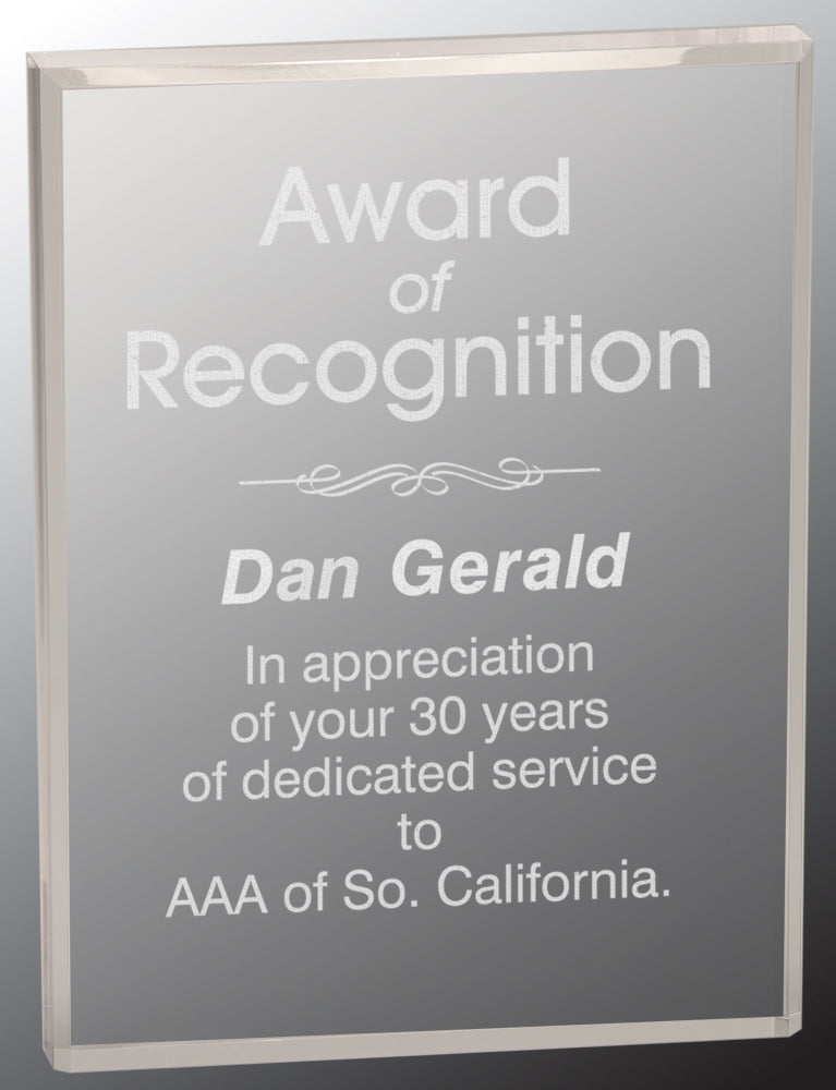 Clear Rectangle Acrylic