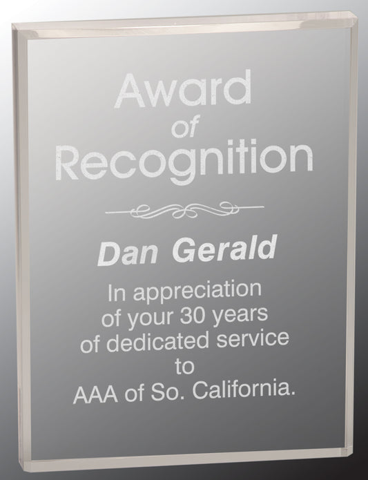 Clear Rectangle Acrylic