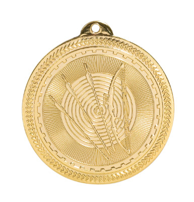 2" Archery Laserable BriteLazer Medal