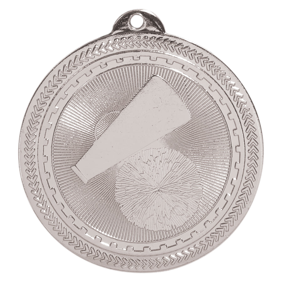 2" Cheer Laserable BriteLazer Medal