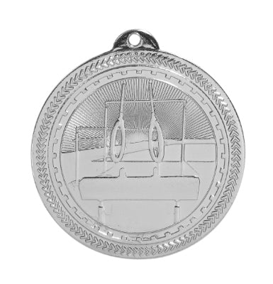 2" Gymnastics Laserable BriteLazer Medal
