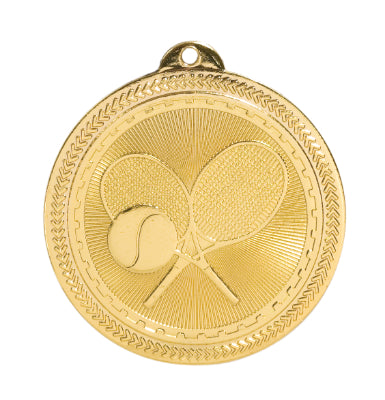 2" Tennis Laserable BriteLazer Medal