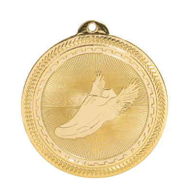 2" Track Laserable BriteLazer Medal