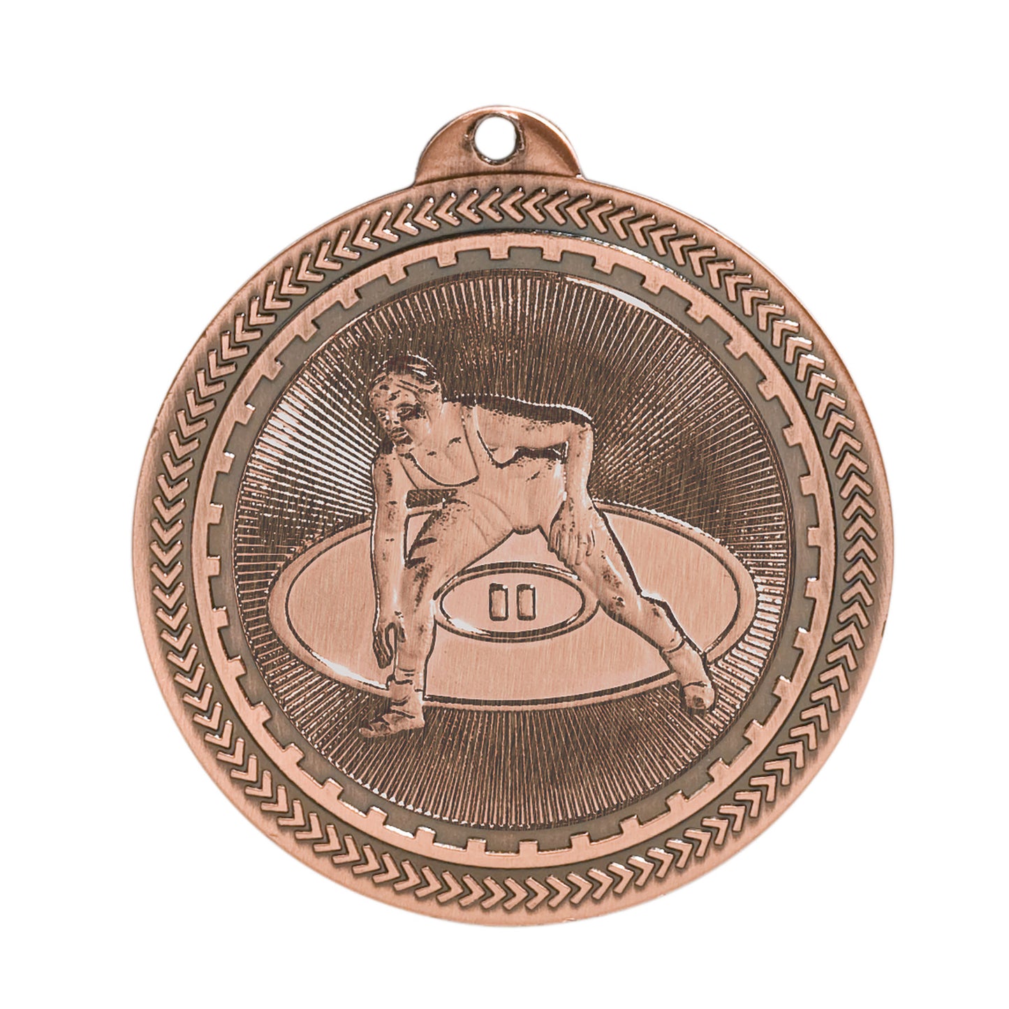 2" Wrestling Laserable BriteLazer Medal