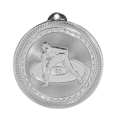 2" Wrestling Laserable BriteLazer Medal