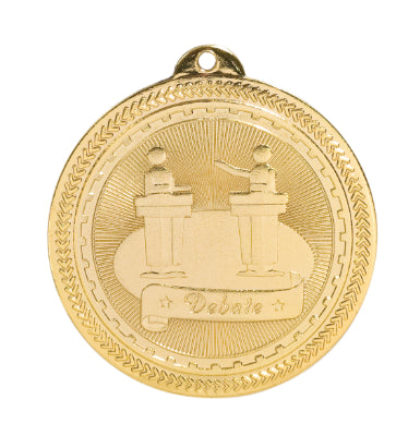 2" Debate Laserable BriteLazer Medal
