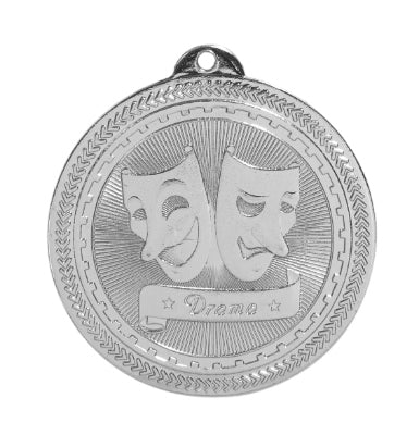 2" Drama Laserable BriteLazer Medal