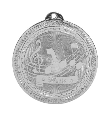2" Music Laserable BriteLazer Medal