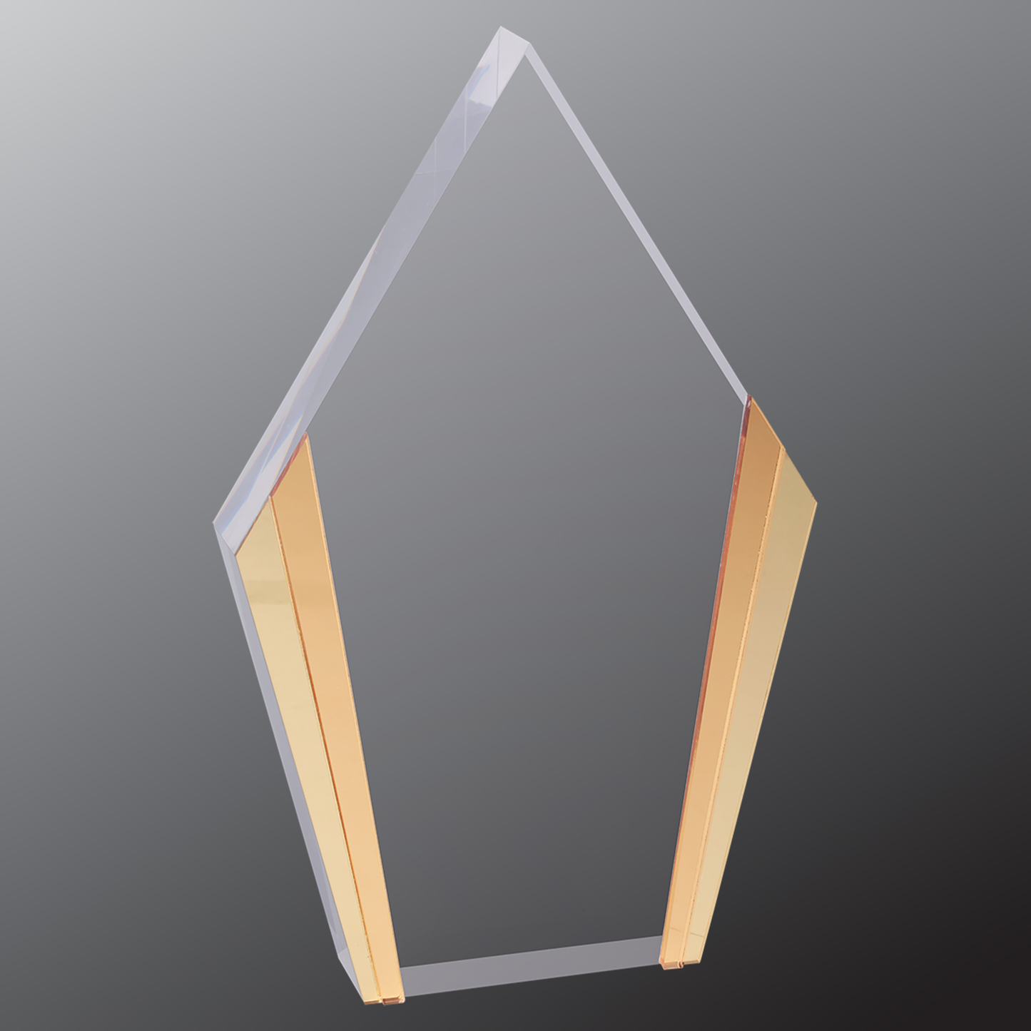 Diamond Acrylic with Gold Edges