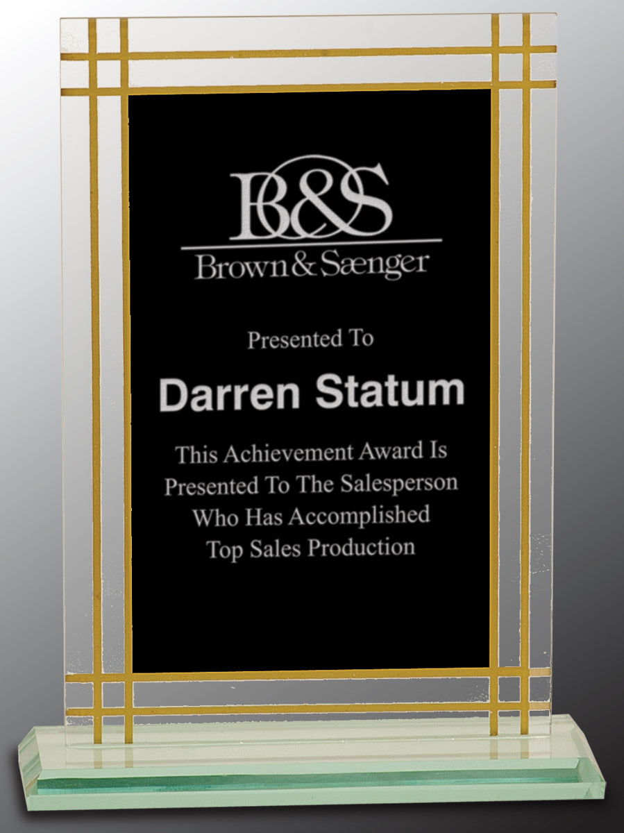 Contemporary Glass Full Border Award