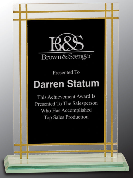 Contemporary Glass Full Border Award