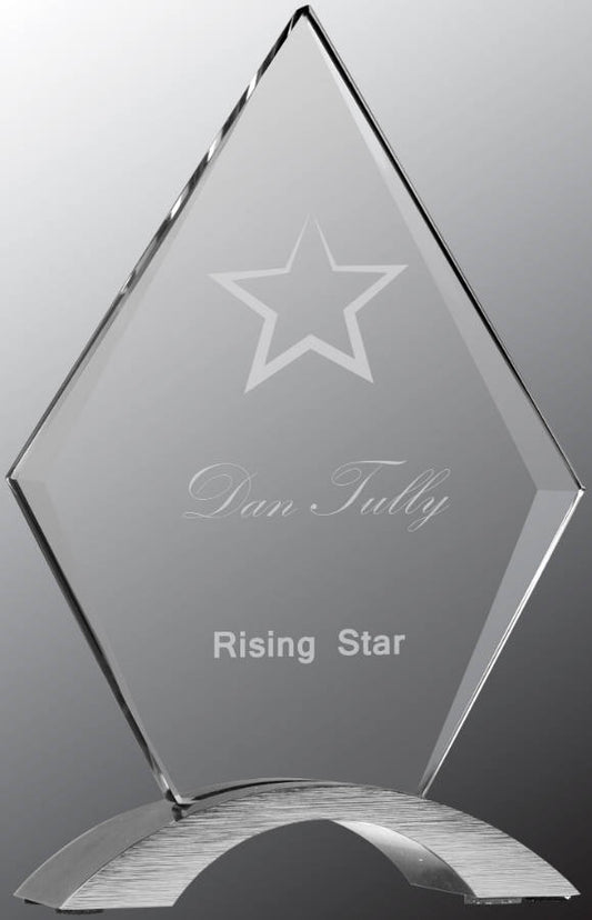 Diamond Cosmic Acrylic with Silver Base