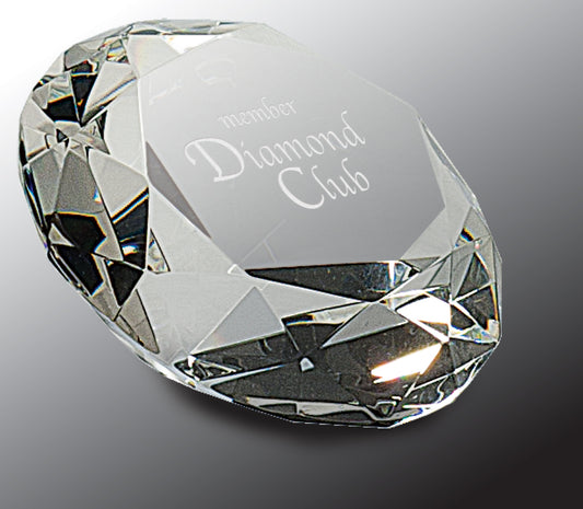 Clear Crystal Diamond (4" Diameter)