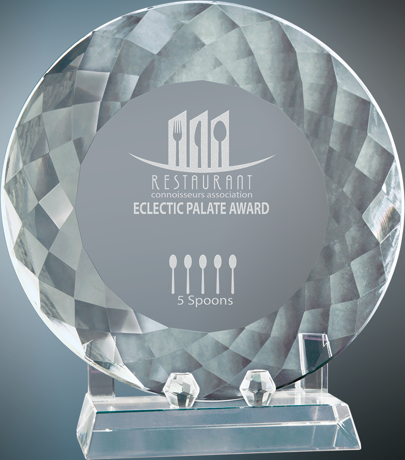 Crystal Plate with Base