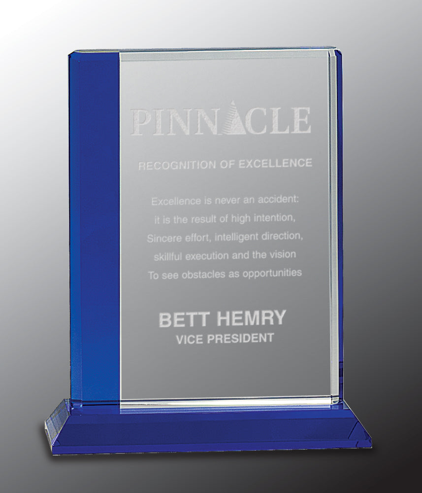 Blue Edge Crystal on Blue Base