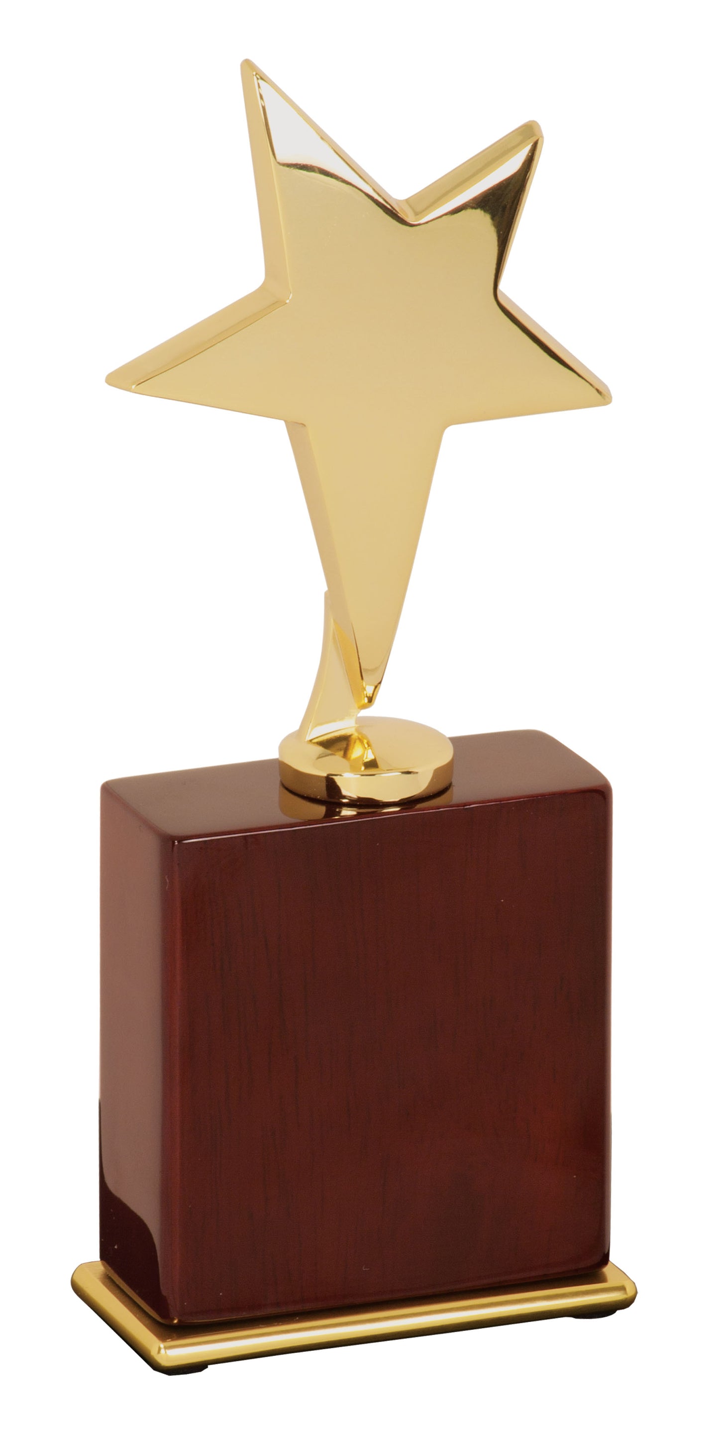 Gold Star Award on Rosewood Piano Finish Base