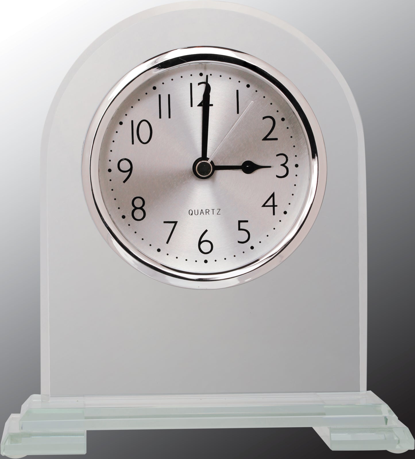 Arch Glass Clock