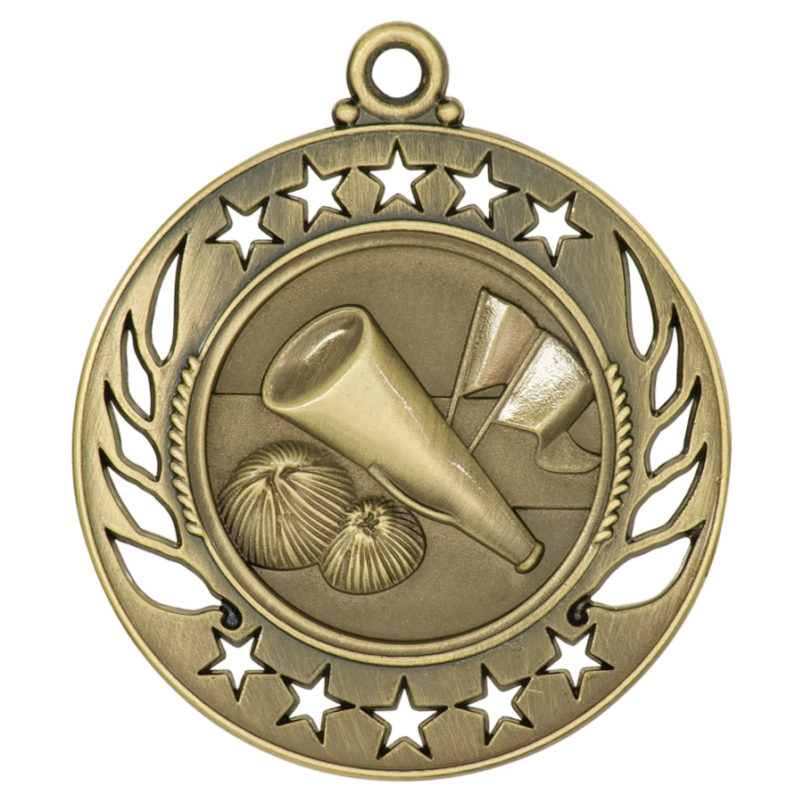 2 1/4" Cheer Galaxy Medal