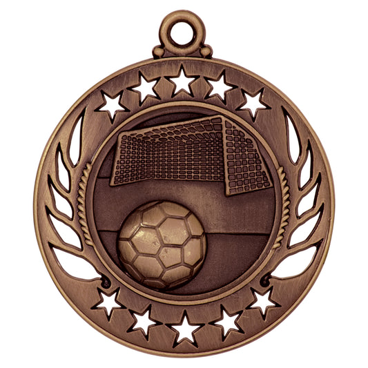 2 1/4" Soccer Galaxy Medal