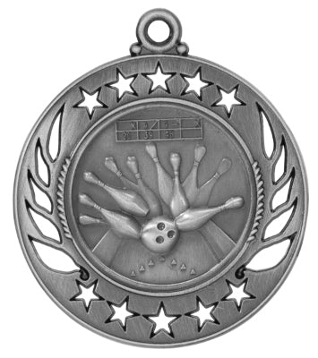 2 1/4" Bowling Galaxy Medal