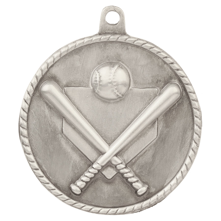 2" Baseball/Softball High Relief Medal