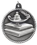 2" Lamp of Knowledge High Relief Medal
