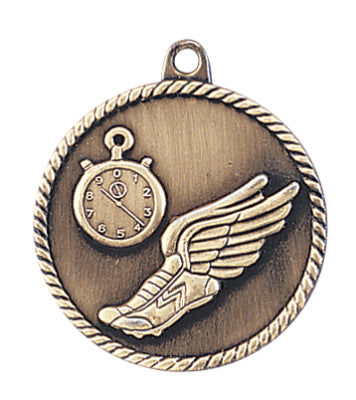 2" Track High Relief Medal