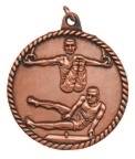 2" Male Gymnastics High Relief Medal