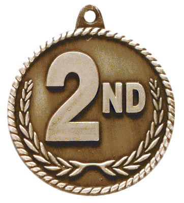 2" 1st/2nd/3rd Place High Relief Medal