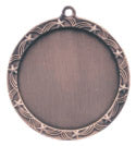 2 1/2" Stars 2" Insert Holder Medal
