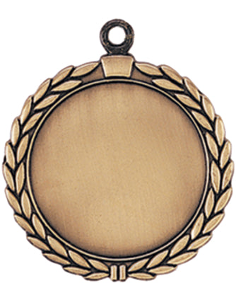 2 1/2" Wreath 2" Insert Holder Medal
