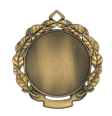2 3/4" Leaf 2" Insert Holder Medal