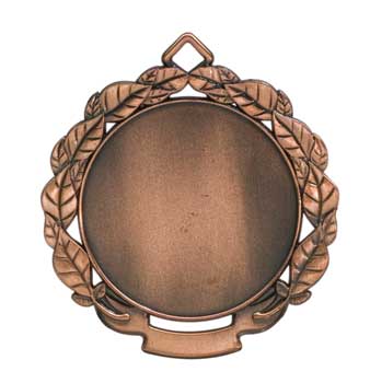 2 3/4" Leaf 2" Insert Holder Medal