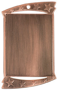 1 3/4" x 2 3/4" Rectangular Insert Holder Medal